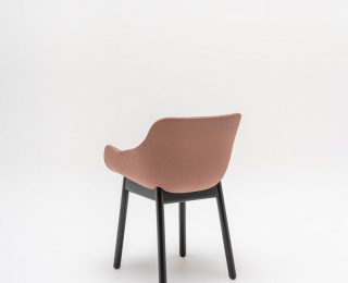 Krzesło Baltic Soft Duo z podstawą drewnianą