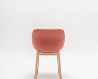 Krzesło Baltic Basic z podstawą drewnianą