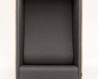 The Box Fotel Lounger - baza drewniana