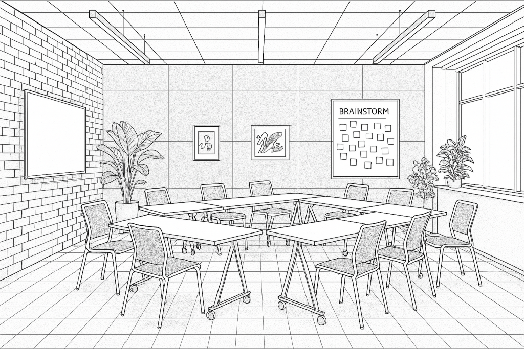sala konferencyjna - projekt