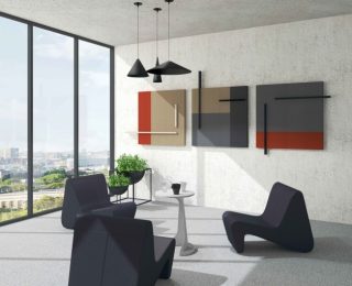 Sileo - panele akustyczne wizualizacje