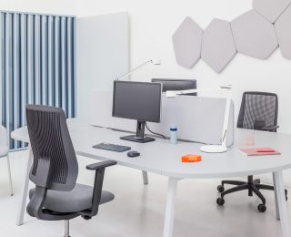 Panele akustyczne ścienne Bazalto - wizualizacje