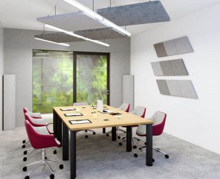 Sileo - panele akustyczne wizualizacje