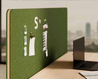 Sileo Evo - panel akustyczny nabiurkowy