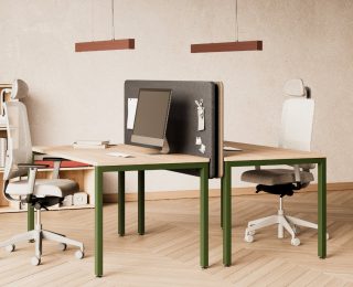 Sileo Evo - panel akustyczny nabiurkowy