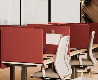 Sileo Evo - panel akustyczny nabiurkowy