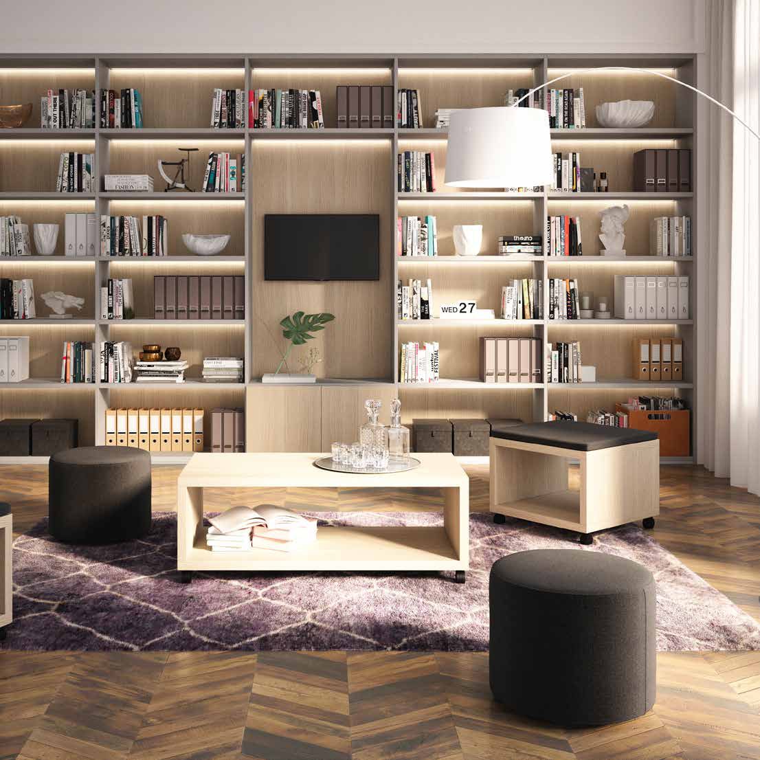 Biblioteka Brera 2.0 i strefa spotkań w dębie